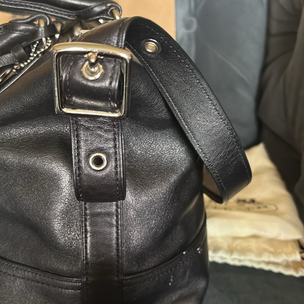 COACH LEGACY MOLLY 21132 East/West Leather Satchel Handbag Crossbody - Picture 8 of 11